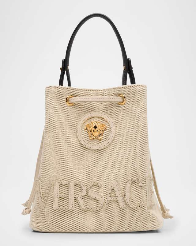 La Medusa Canvas Bucket Bag